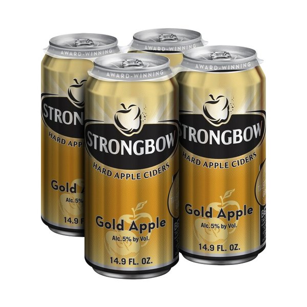 Strongbow Gold Apple Cider - 4 x 440mL