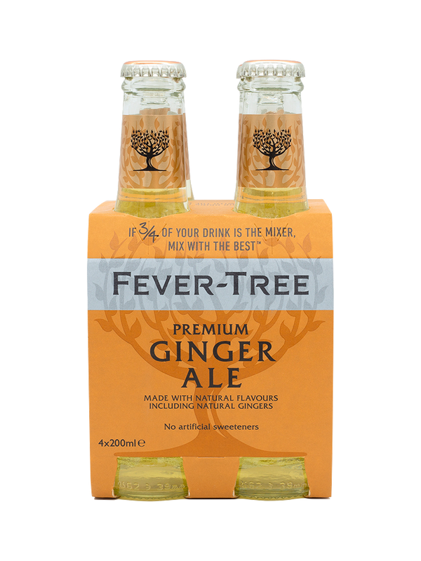 Fever Tree Ginger Ale - 4 x 200mL
