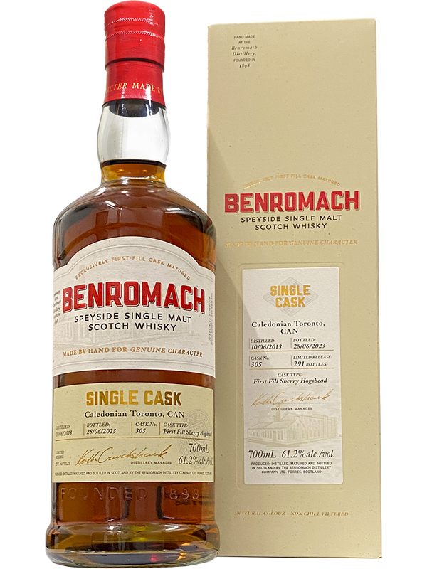 Benromach Single Cask - Sherry Hogshead 2013 #305