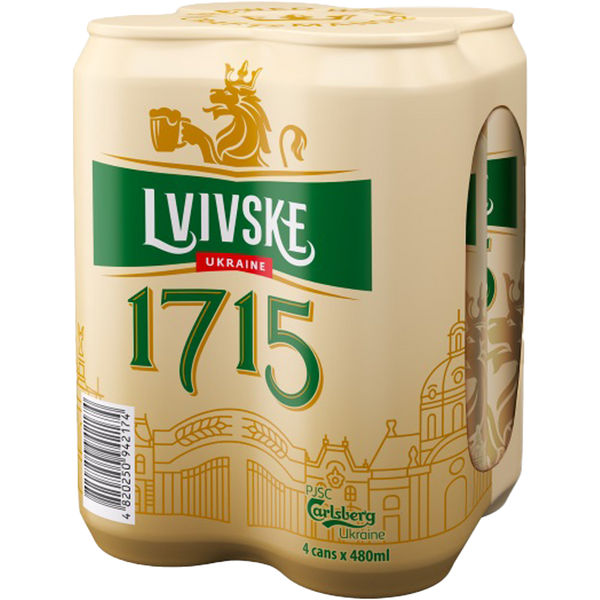 Lvivske 1715 - 4 x 480 mL