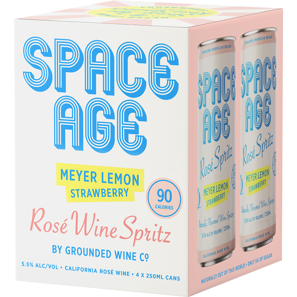 Grounded Wine Space Age Rosé Spritz - 4 x 250 mL