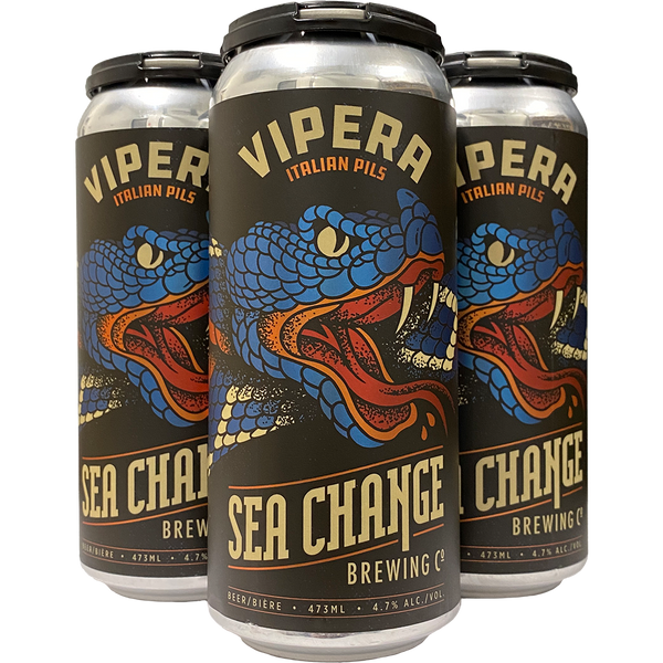 Sea Change Brewing Vipera Italian Pils - 4 x 473 mL