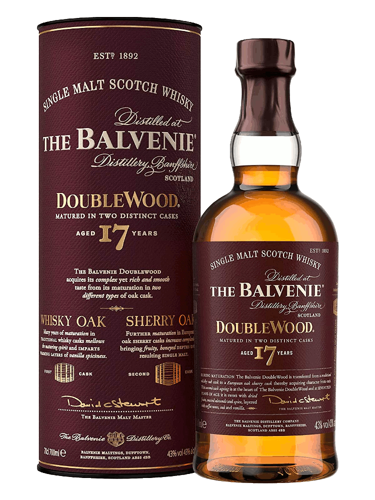 ウイスキー Balvenie 17 Doublewood The Balvenie 17 Year Old DoubleWood Single Malt Scotch Whisky
