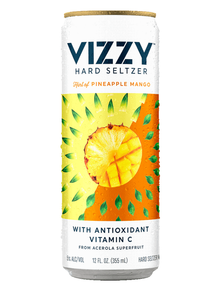 Vizzy Pineapple Mango Seltzer - 6 x 355mL