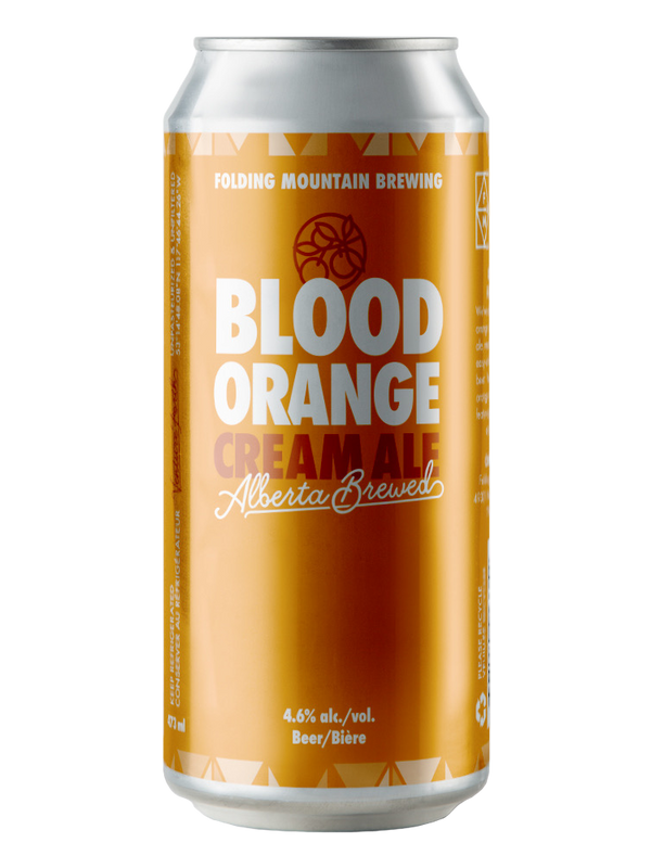 Folding Mountain Blood Orange Cream Ale - 4 x 473mL