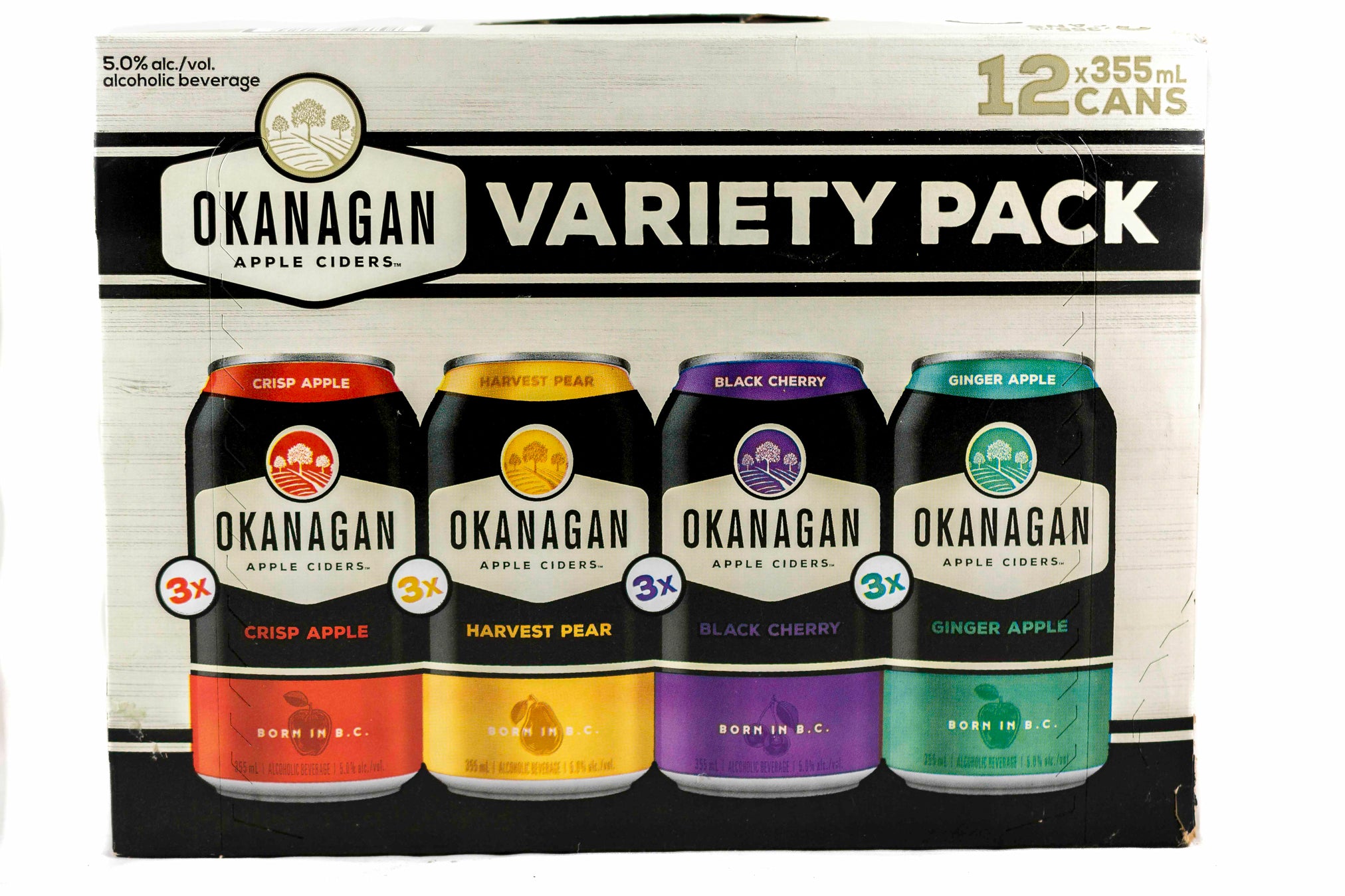 Okanagan Premium BC Sampler Cider 12 x 355mL