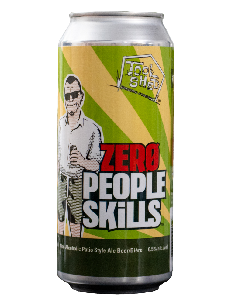 Tool Shed Brewing Zero People Skills Non-Alcoholic Ale - 4 x 473mL