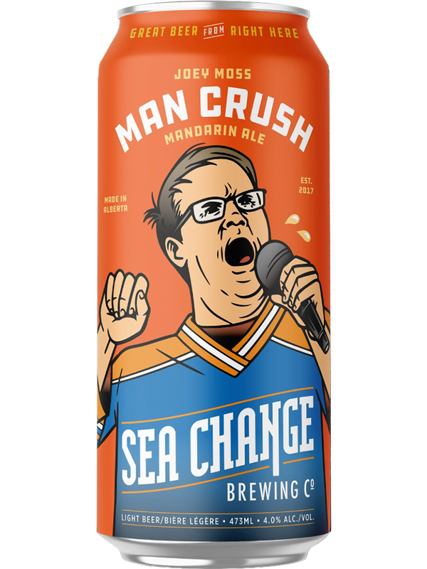 Sea Change Brewing Man Crush Mandarin Ale - 4 x 473 mL