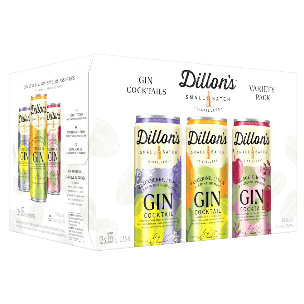 Dillon's Gin Cocktail Variety Pack 12 x 355mL