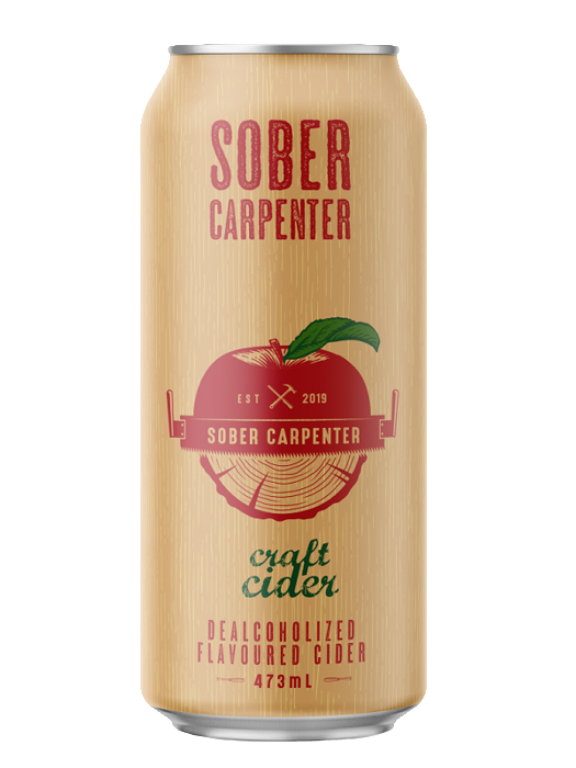 Sober Carpenter Non-Alcoholic Cider - 4 x 473mL