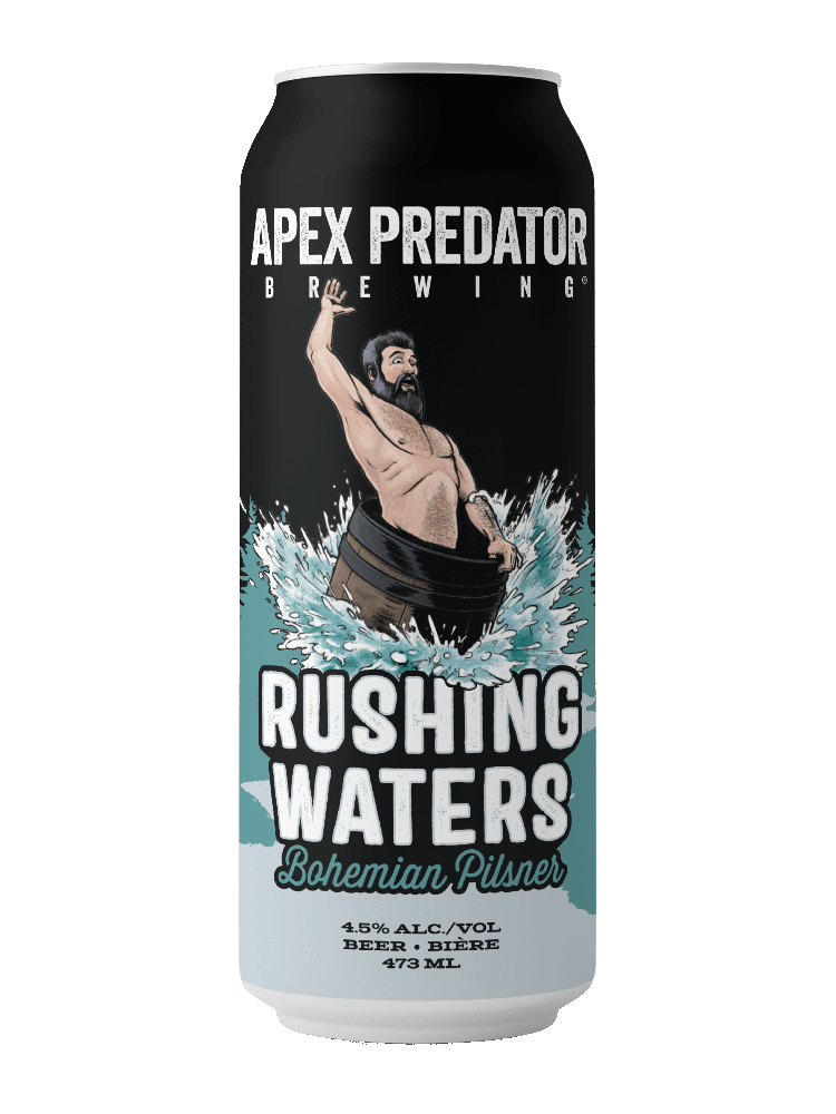 Apex Predator Rushing Waters Bohemian Pilsner - 4 x 473mL