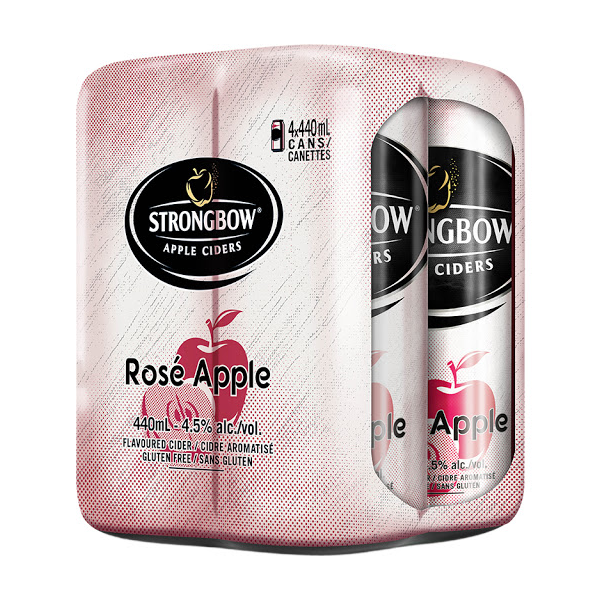 Strongbow Rose Strongbow Rosé Apple Cider - 4 x 440mL