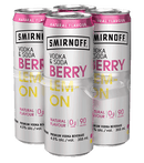 Smirnoff Vodka & Soda Berry Lemon - 4 x 355mL