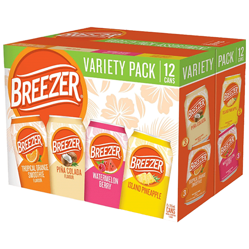 Bacardi Breezer Variety Pack - 12 x 355mL