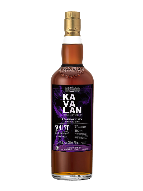Kavalan Solist Peated Single Malt Whisky (55.6% ABV)