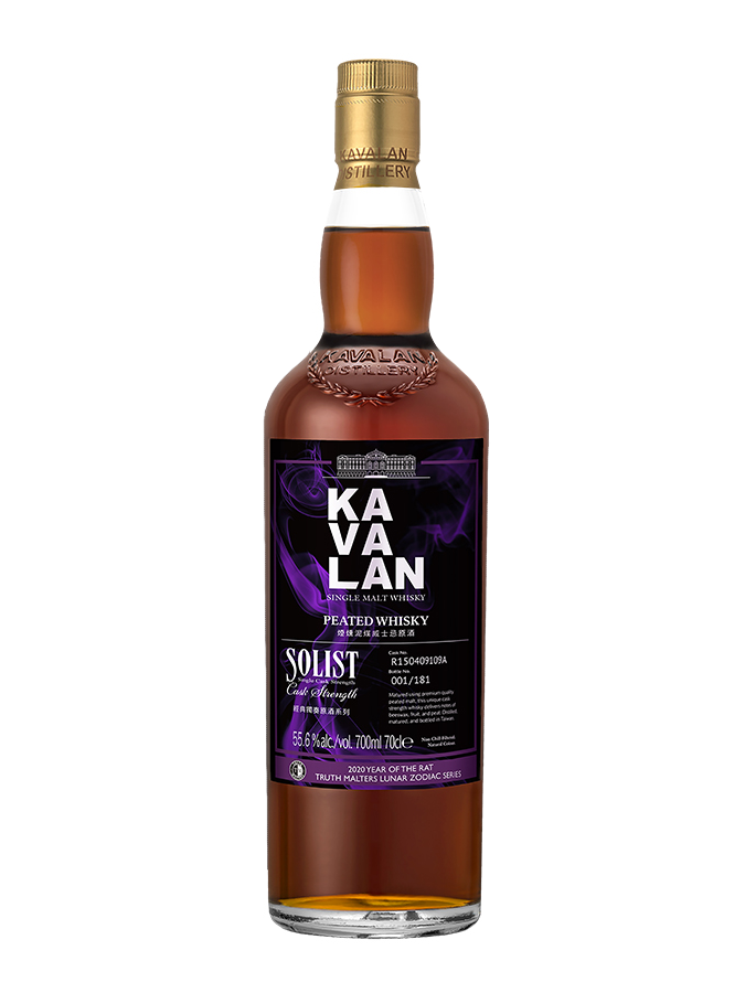 Kavalan Solist Peated Single Malt Whisky (55.6% ABV)