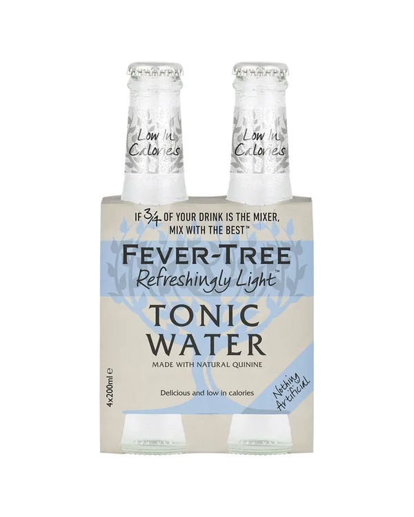 Fever Tree Light Tonic Water - 4 x 200mL