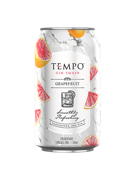 Tempo Gin Smash Grapefruit - 6 x 355mL