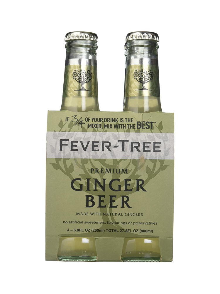 Fever Tree Ginger Beer - 4 x 200mL