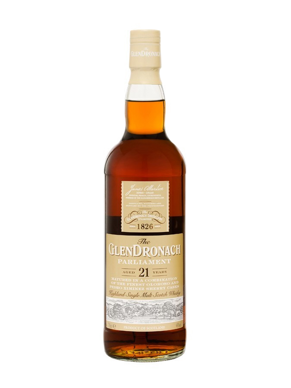 GlenDronach 21 Year Old Parliament Sherry Cask 2018 Release (48% ABV)