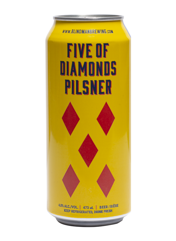 Blindman Brewing Five of Diamonds Pilsner - 4 x 473mL
