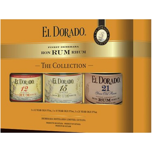 El Dorado Rum Gift Pack - 3 x 375mL