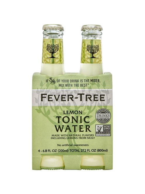 Fever Tree Lemon Tonic Water - 4 x 200mL