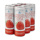 Georgian Bay Strawberry Smashed Soda - 6 x 355mL