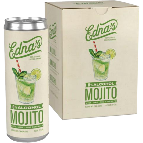Edna’s 0% Alcohol Mojito - 4 x 355 mL