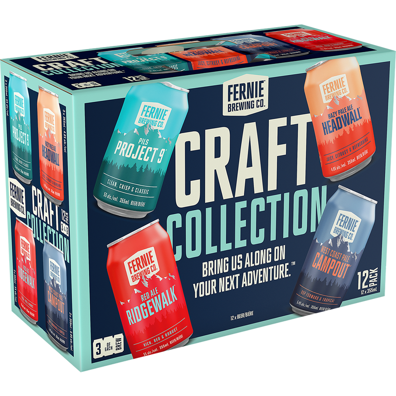 Fernie Brewing Craft Collection 2023 - 12 x 355 mL