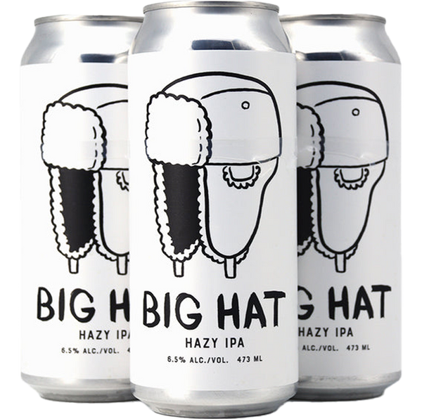 Best of Kin Brewing Big Hat Hazy IPA - 4 x 473 mL