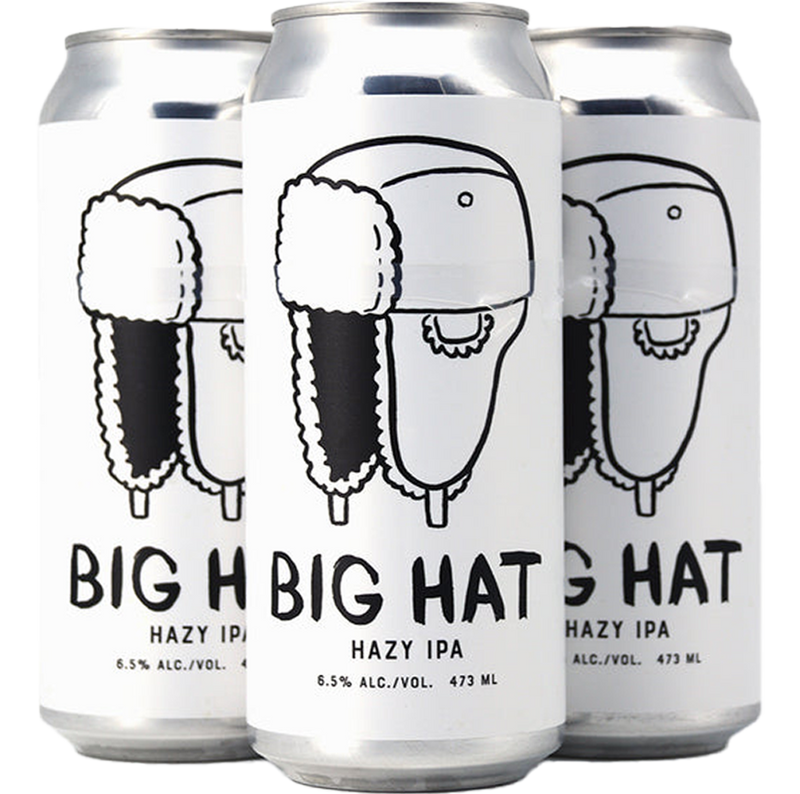 Best of Kin Brewing Big Hat Hazy IPA - 4 x 473 mL