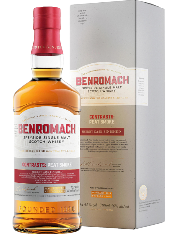Benromach 2014 Peat Smoke Sherry Cask Whisky