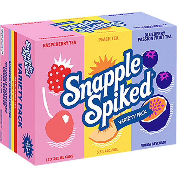 Snapple Spiked Variety Pack - 12 x 341 mL