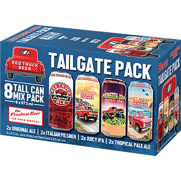 Red Truck Tailgate Pack - 8 x 473 mL