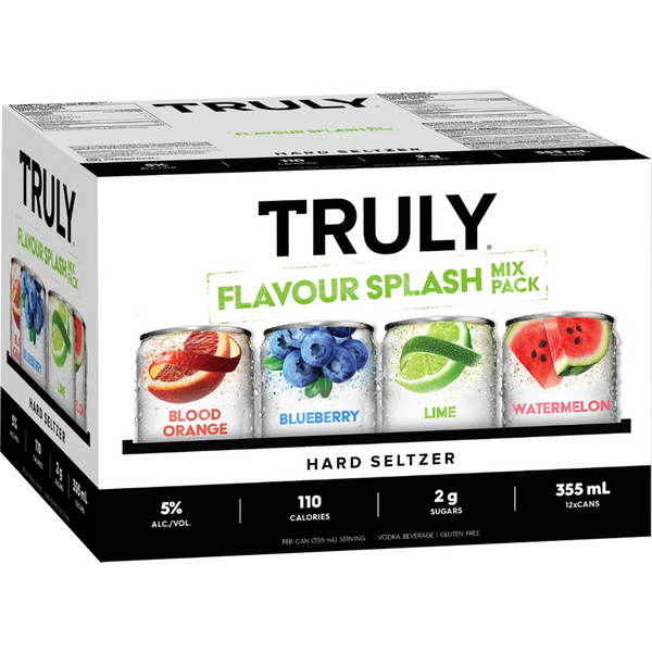 Truly Flavour Splash Mix Pack - 12 x 355 mL