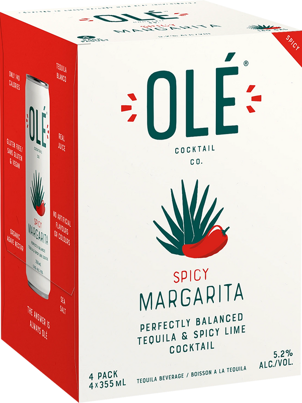 Ole Spicy Margarita - 4 x 355 mL