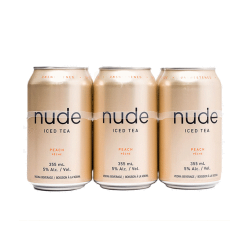 Nude Iced Tea Peach - 6 x 355mL