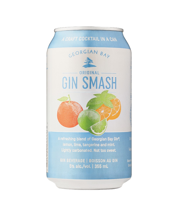 Georgian Bay Gin Smash Original Citrus - 6 x 355mL