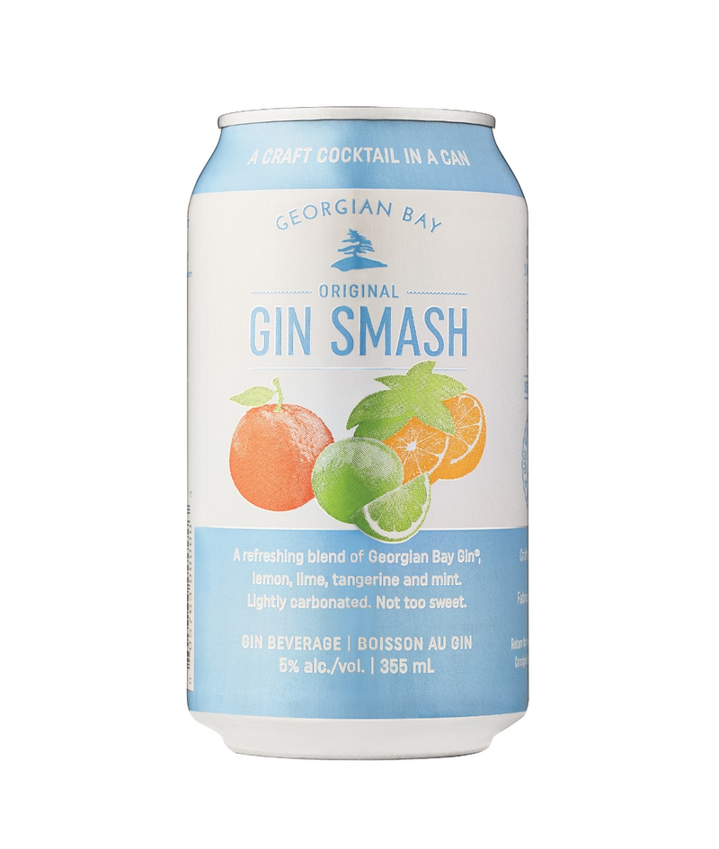 Georgian Bay Gin Smash Original Citrus - 6 x 355mL