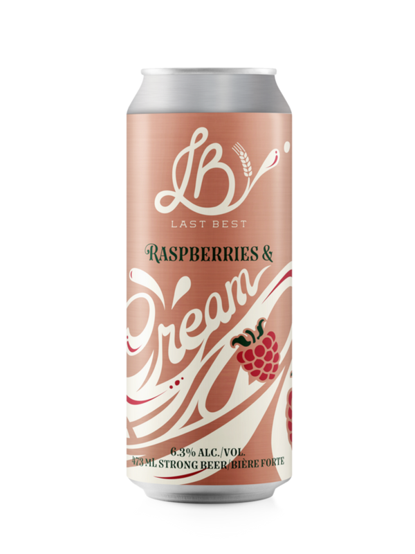 Last Best Raspberries & Cream Sour - 4 x 473mL