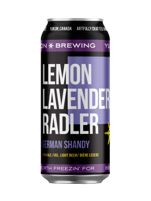 Yukon Lemon Lavender Radler - 4 x 473mL