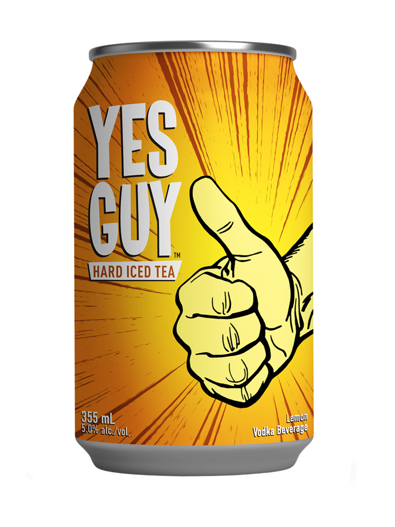 Yes Guy Hard Iced Tea Lemon - 6 x 355mL
