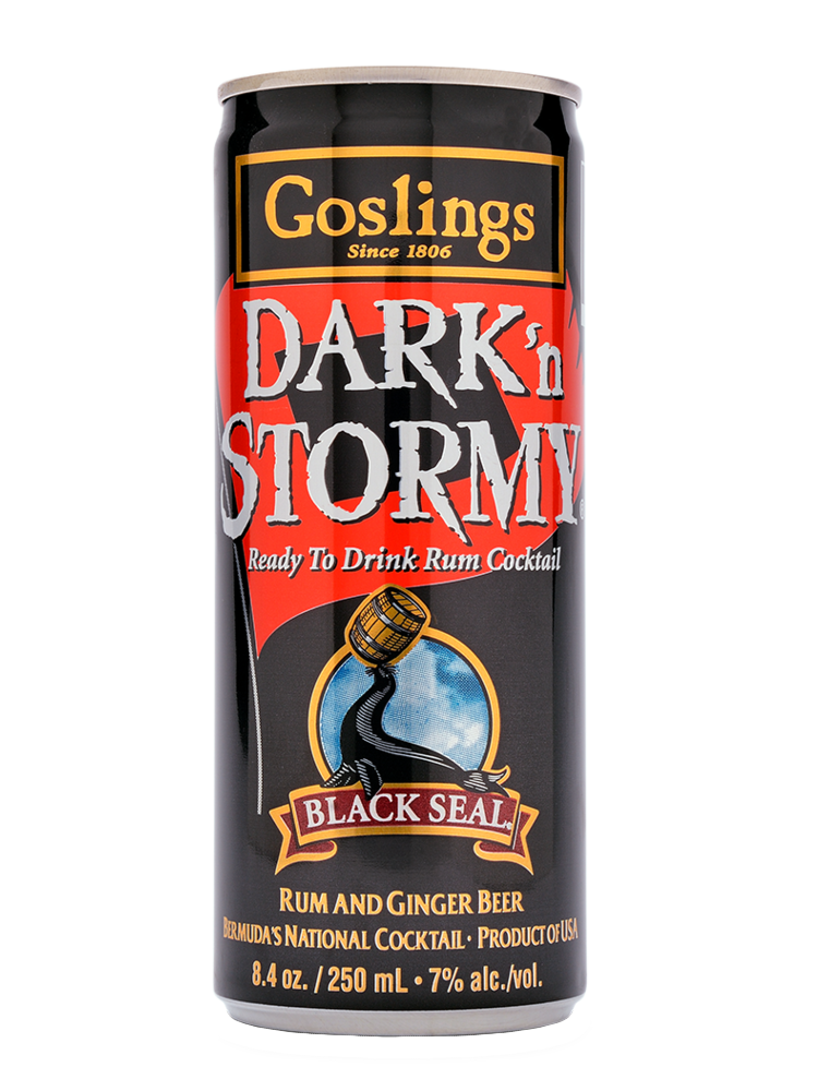 Gosling's Dark N' Stormy Rum Cocktail - 4 x 250mL
