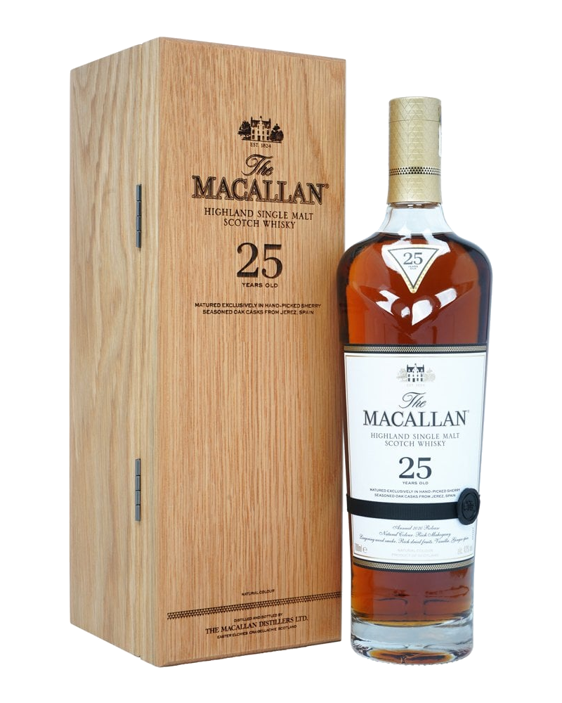 Macallan 25 Year Old Sherry Oak Whisky - 2022 Release