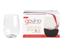 GoVino Dishwasher Safe Wine Glass - 4 x 473mL