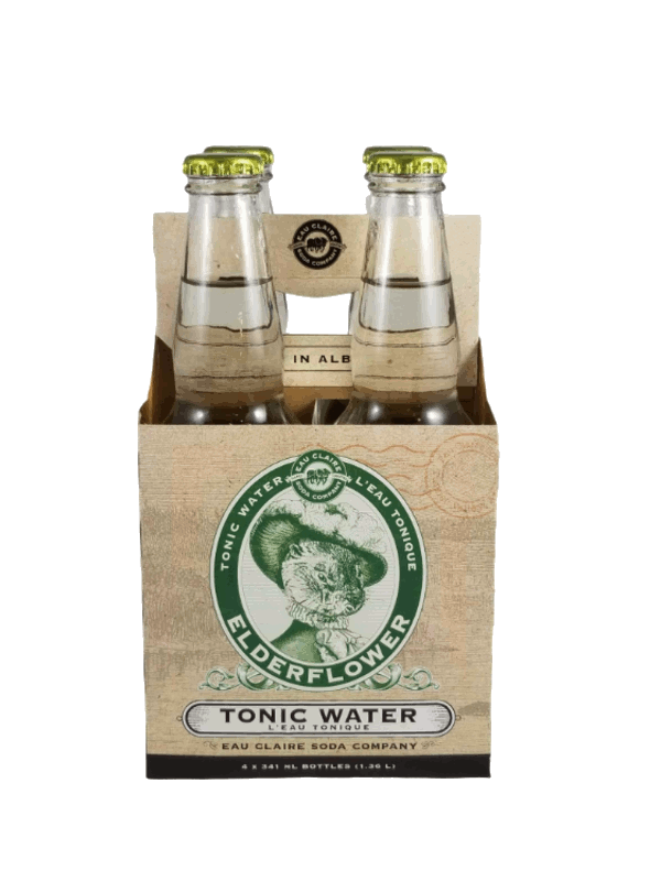 Eau Claire Elderflower Tonic Water - 4 x 341mL