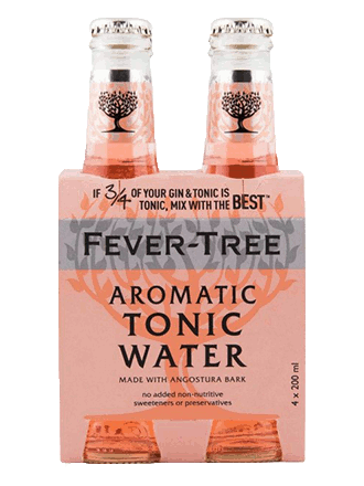 Fever Tree Aromatic Tonic Water - 4 x 200mL
