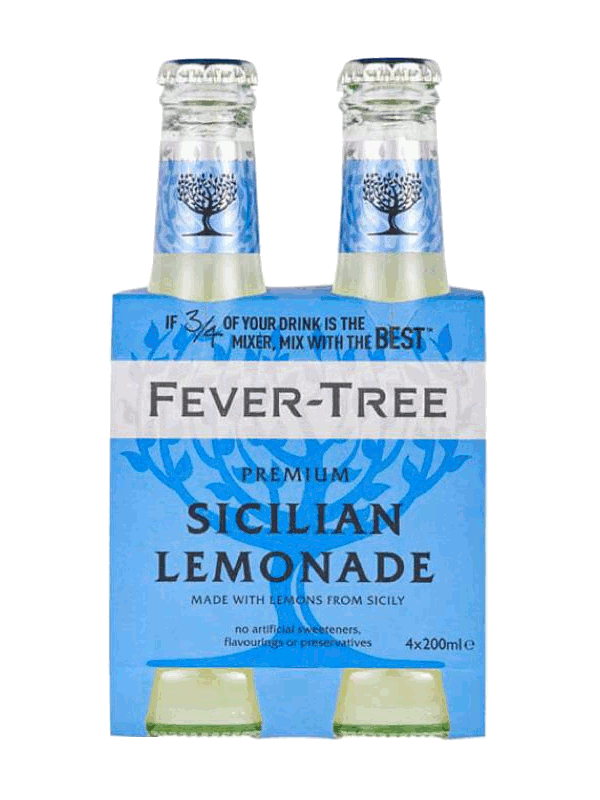 Fever Tree Sicilian Lemonade - 4 x 200mL