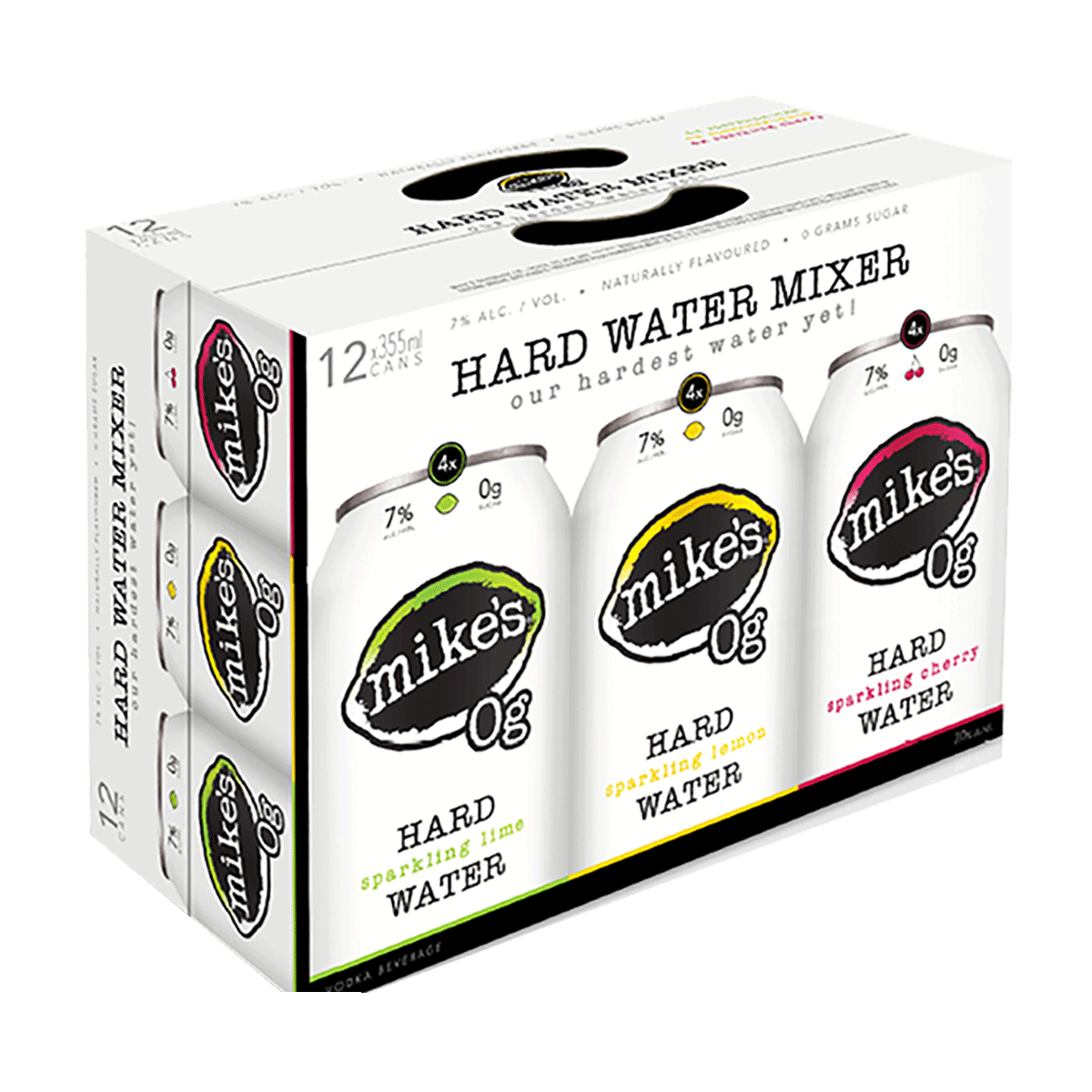 Mike's 0g Mixer Variety - 12 x 355mL